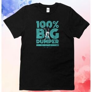 Cal Raleigh Big Dumper Meme T Shirt Seattle Baseball Fan Gift Retro Tee